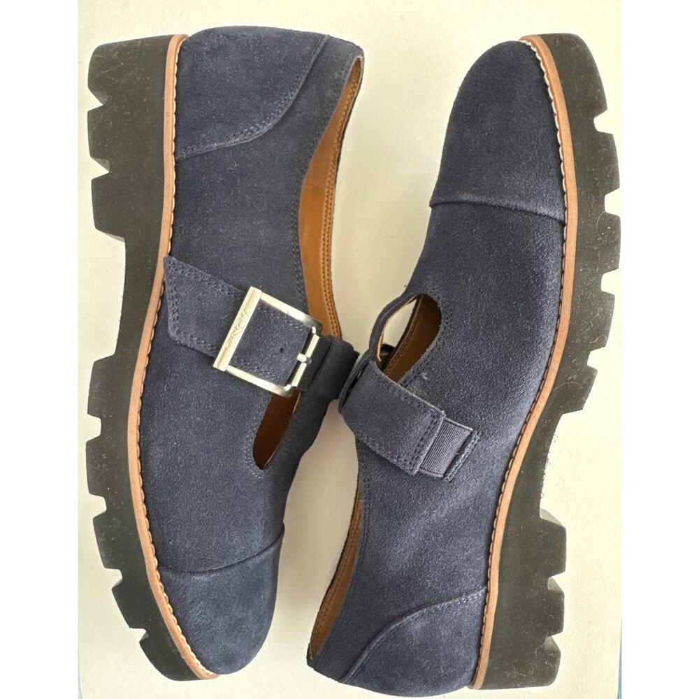 Vionic Cameron Navy Suede Mary Jane Loafers 2024 Size 9 - Picture 9 of 16